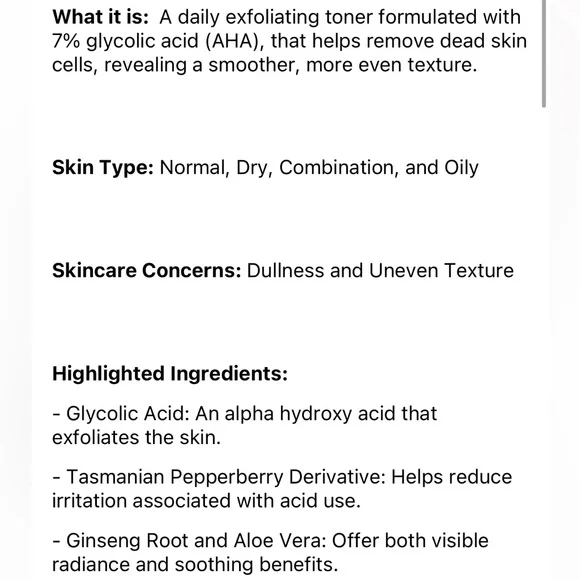 THE ORDINARY Glycolic Acid 7% Exfoliating Toner 100 mL - Picture 11 of 11